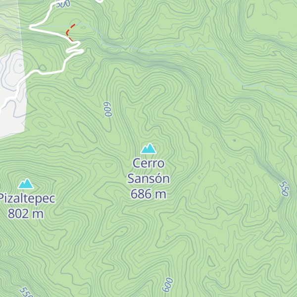 Map of Cerro Sansón