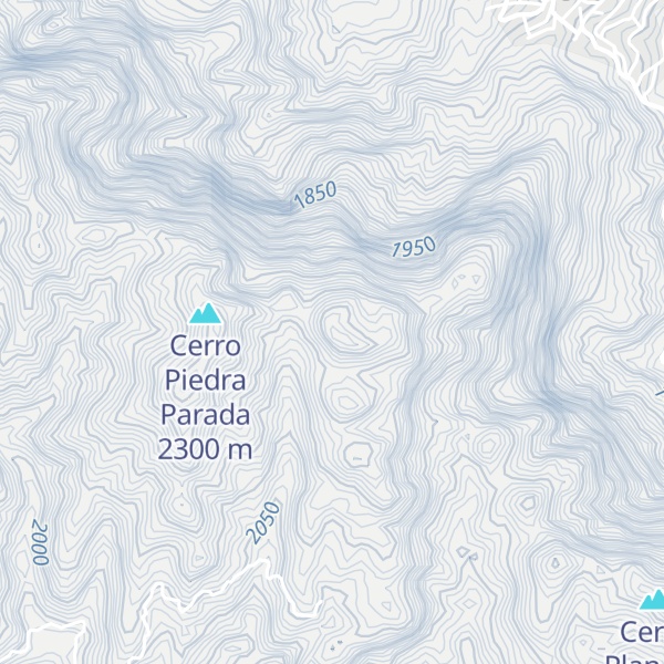 Map of El Huérfano