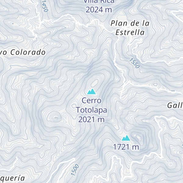 Map of Cerro Totolapa