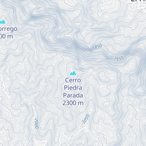 Map of Cerro Piedra Parada