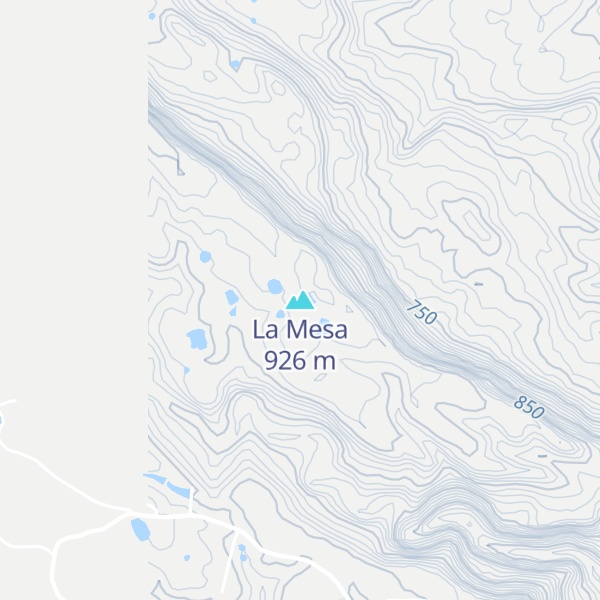 Map of La Mesa