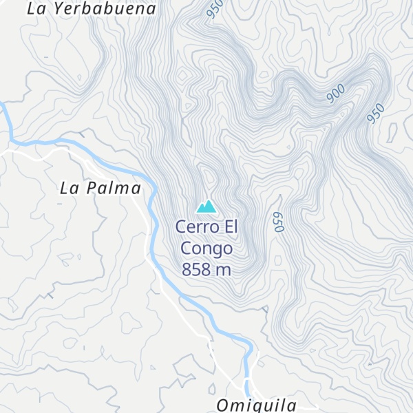 Map of Cerro El Congo