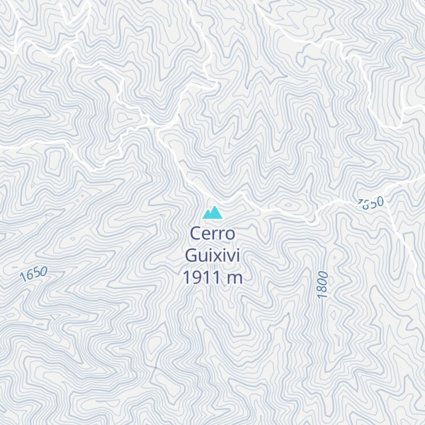 Map of Cerro Guixivi