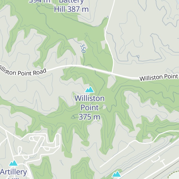 Map of Williston Point