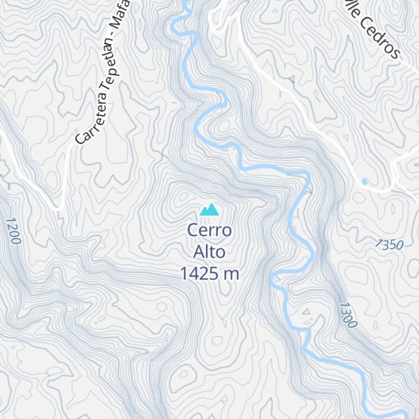 Map of Cerro Alto
