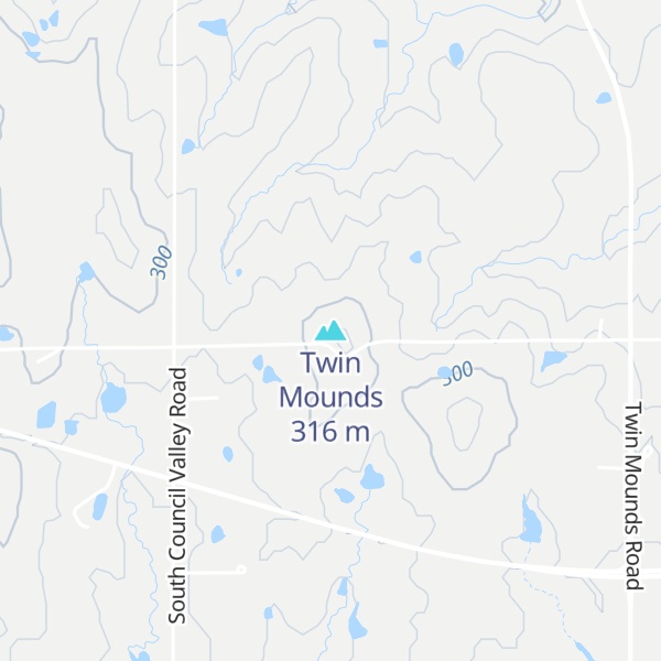 Map of Twin Mounds