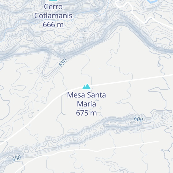 Map of Mesa Santa María