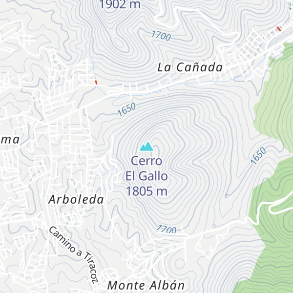 Map of Cerro El Gallo