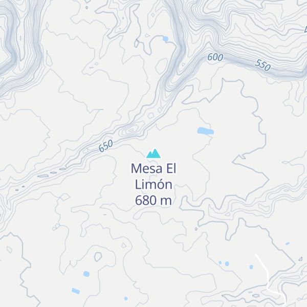 Map of Mesa El Limón