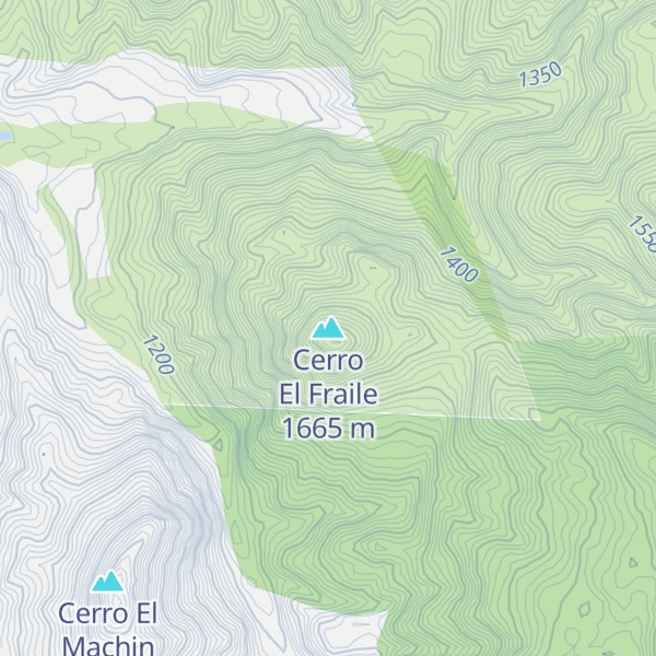 Map of Cerro El Fraile