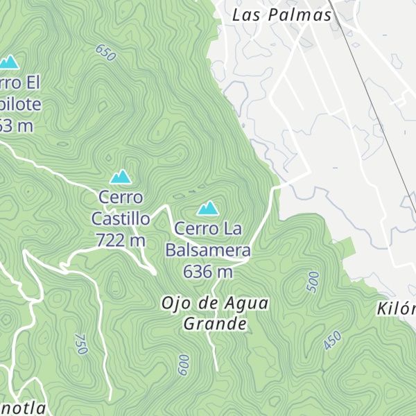 Map of Cerro La Balsamera