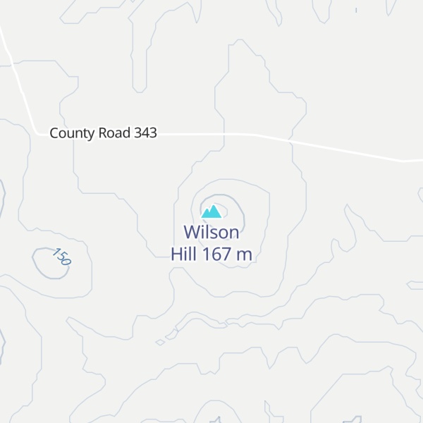 Map of Wilson Hill