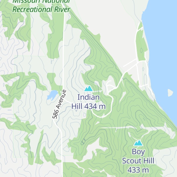 Map of Indian Hill