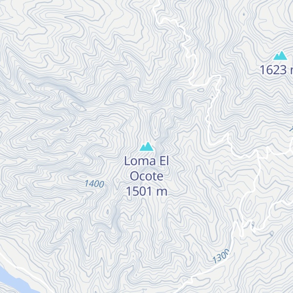 Map of Loma El Ocote