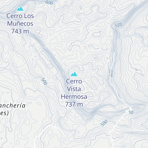 Map of Cerro Vista Hermosa