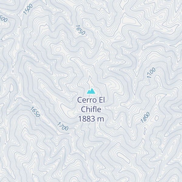 Map of Cerro El Chifle