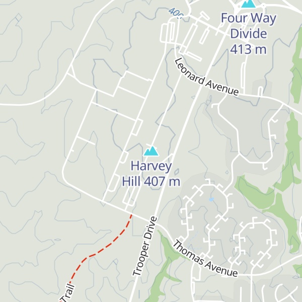 Map of Harvey Hill