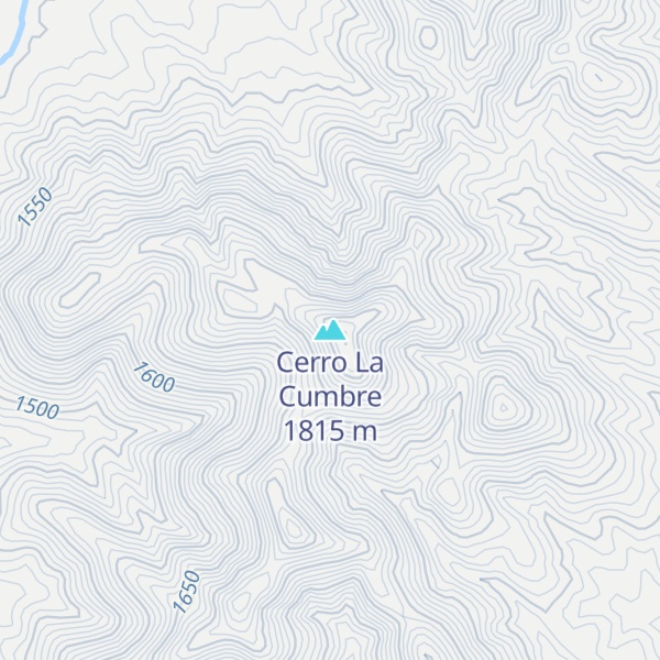 Map of Cerro La Cumbre