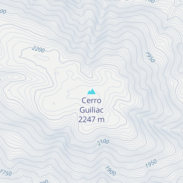Map of Cerro Guiliac