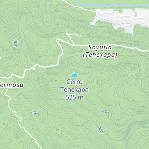 Map of Cerro Tenexapa