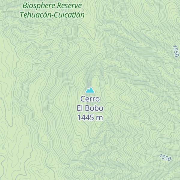 Map of Cerro El Bobo