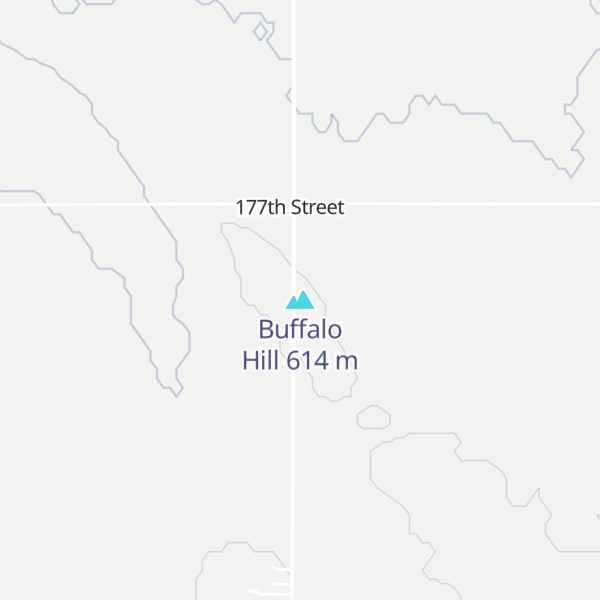 Map of Buffalo Hill