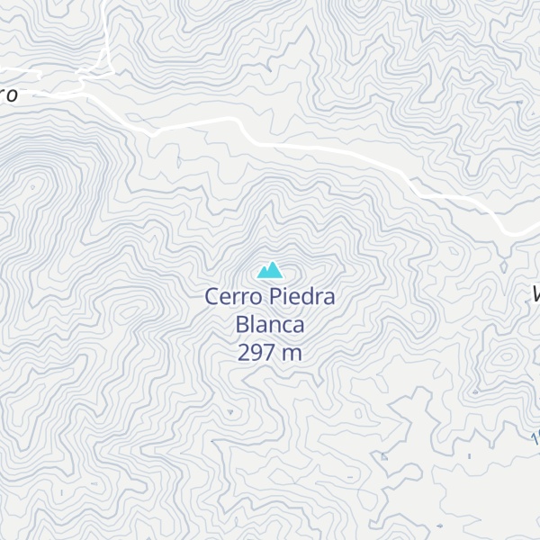 Map of Cerro Piedra Blanca