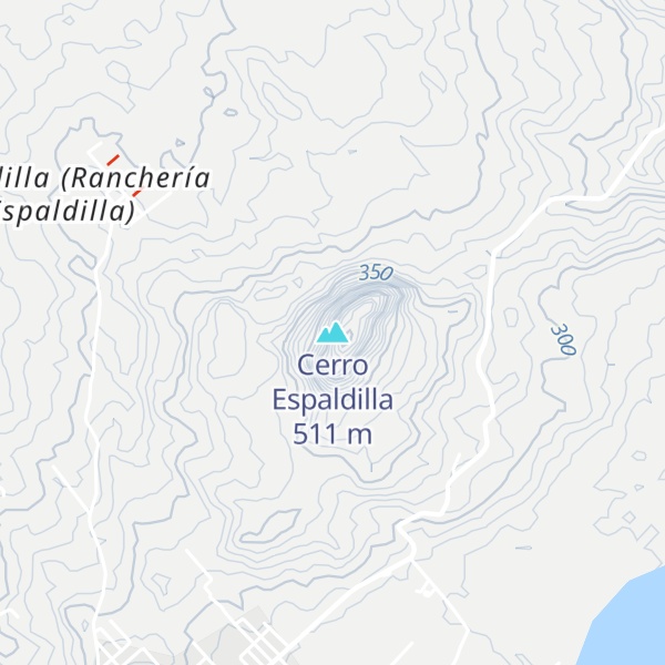 Map of Cerro Espaldilla