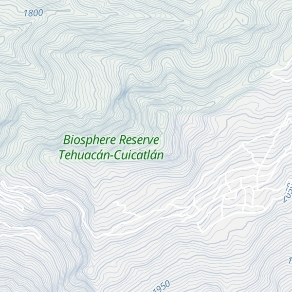 Map of Cerro Tepeuxila