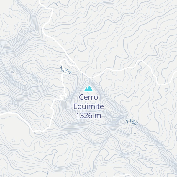 Map of Cerro Equimite
