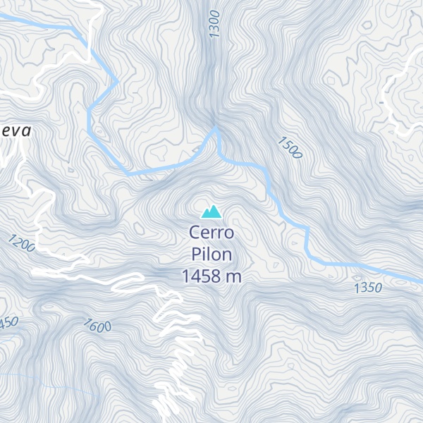 Map of Cerro Pilon