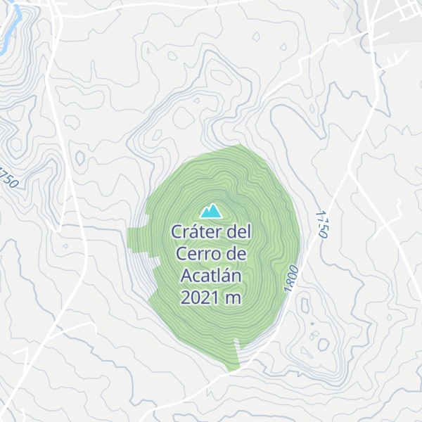 Map of Cráter del Cerro de Acatlán