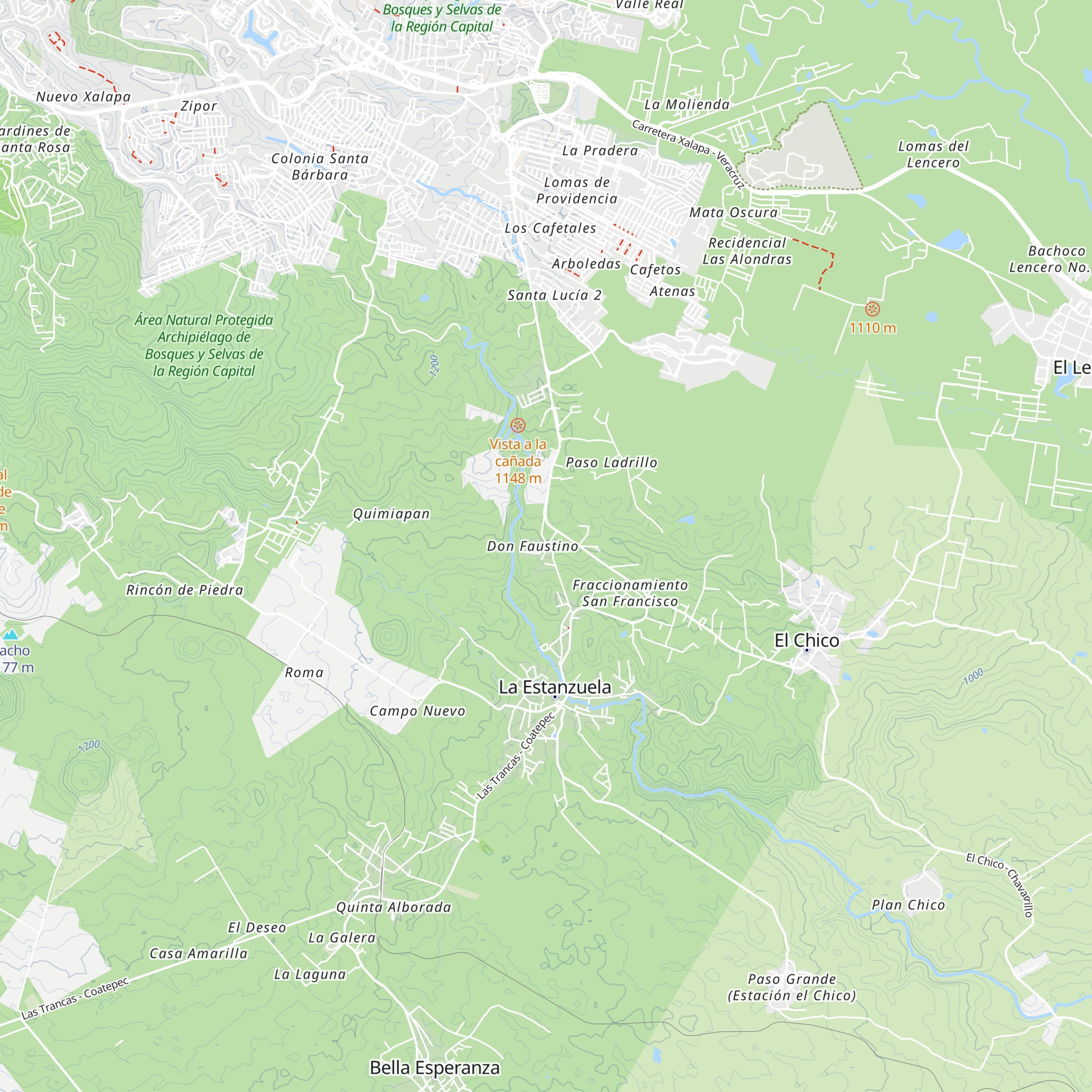 Cabañas Don Luis map