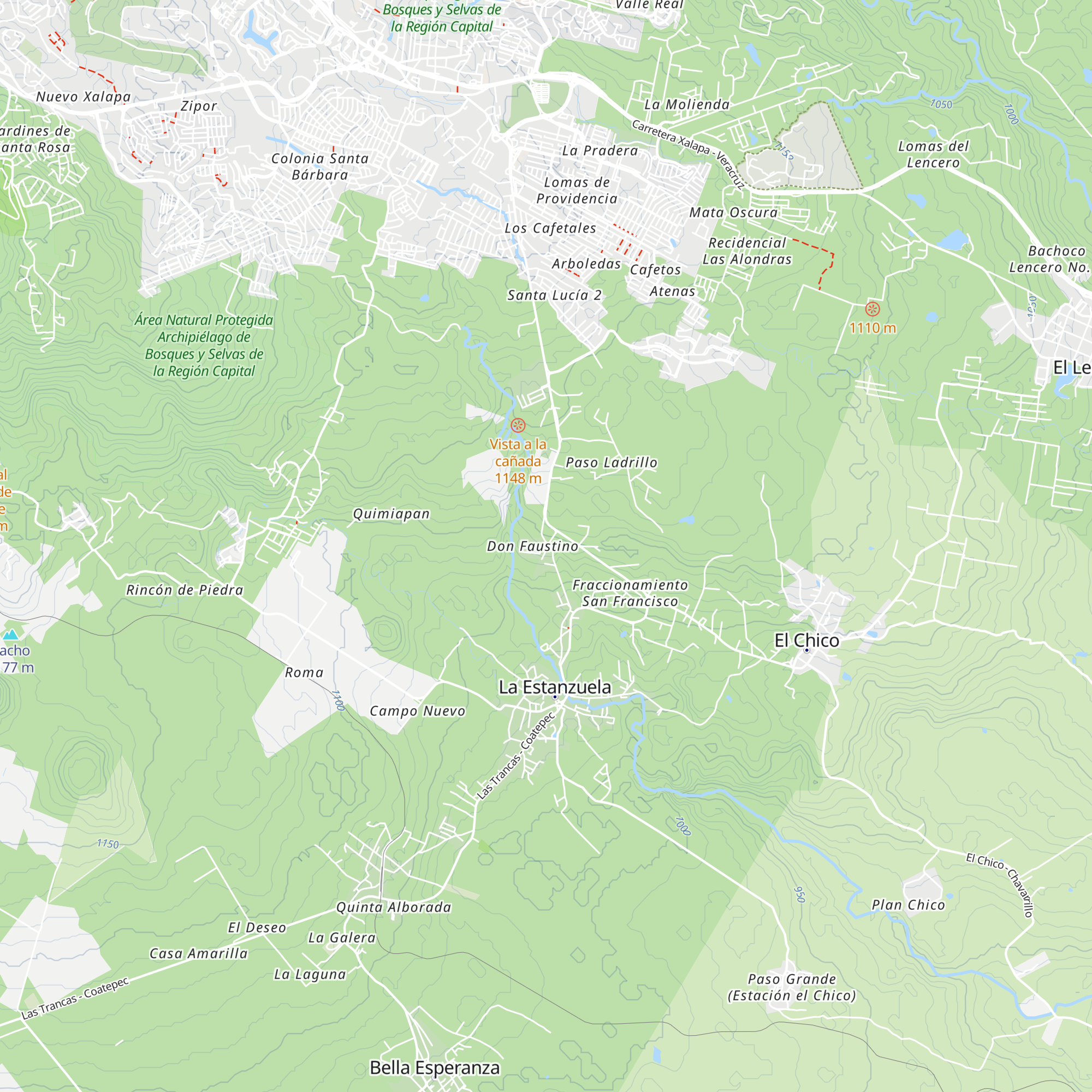 Cabañas Don Luis map