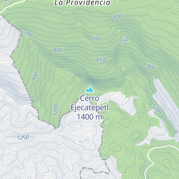 Map of Cerro Ejecatepetl