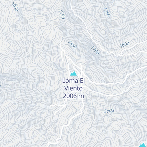 Map of Loma El Viento