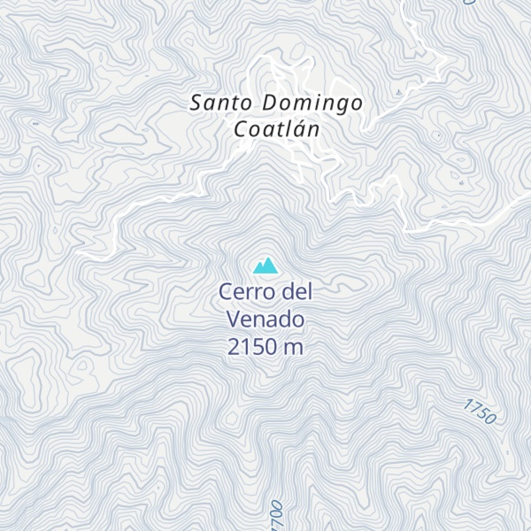 Map of Cerro del Venado