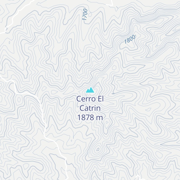 Map of Cerro El Catrin