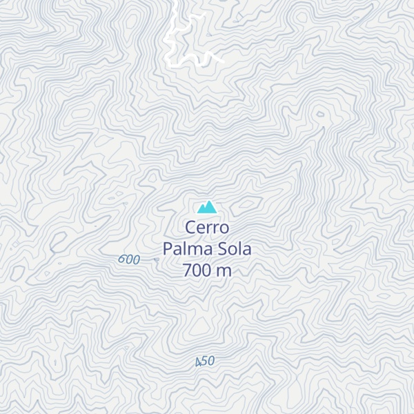 Map of Cerro Palma Sola