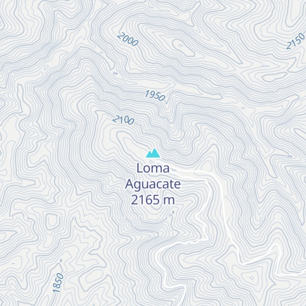Map of Loma Aguacate