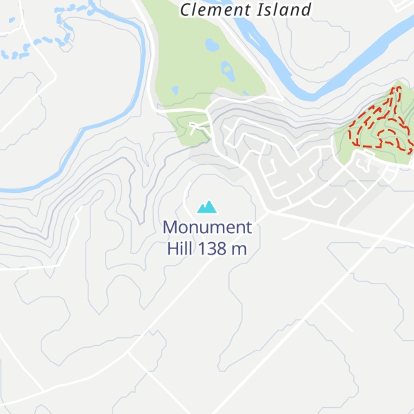 Map of Monument Hill