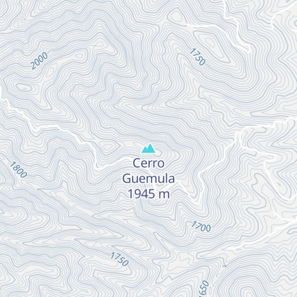 Map of Cerro Guemula