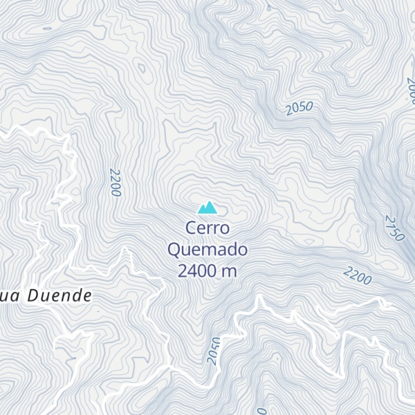 Map of Cerro Quemado