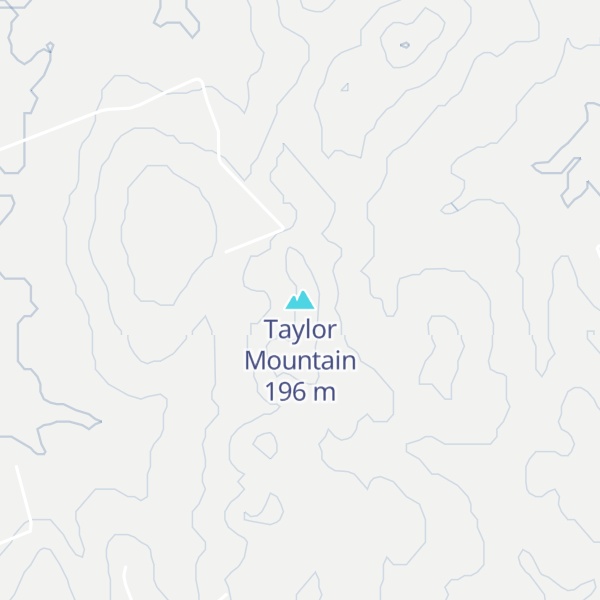 Map of Taylor Mountain