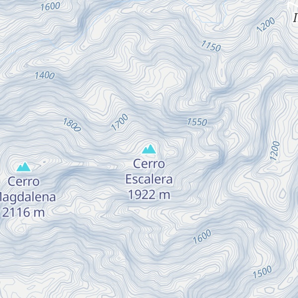 Map of Cerro Escalera