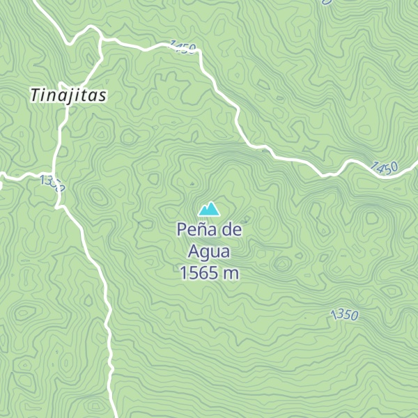 Map of Peña de Agua