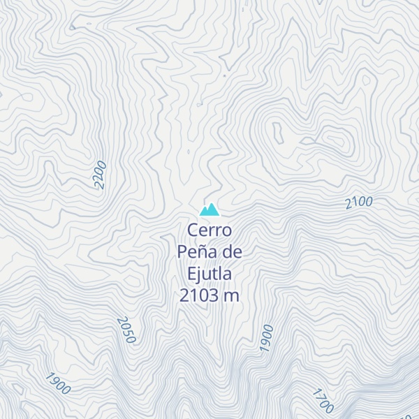 Map of Cerro Peña de Ejutla