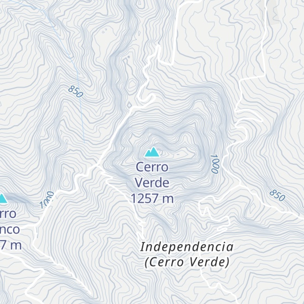 Map of Cerro Verde