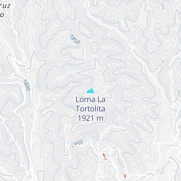Map of Loma La Tortolita