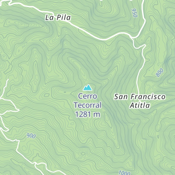 Map of Cerro Tecorral